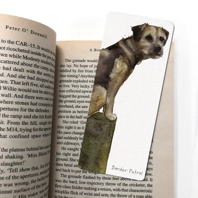 Little Dog Laughed Border Terrier Bookmark