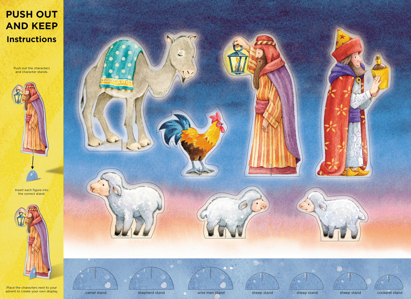 In A Stable Pop Out Christmas Advent Calendar With Characters