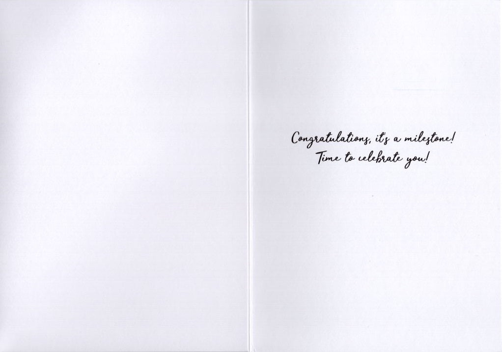 70th Birthday Flower Bouquet Embellished Birthday Greeting Card