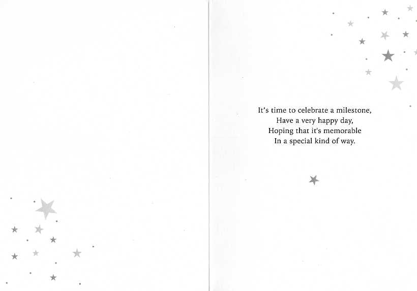 The Big 50 Milestone 50th Embellished Birthday Greeting Card