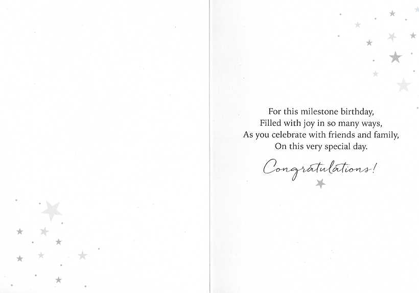 On Your 90th Birthday Embellished Birthday Greeting Card