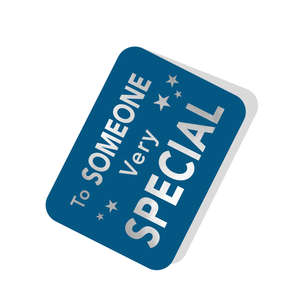 To Someone Very Special Blue Tag