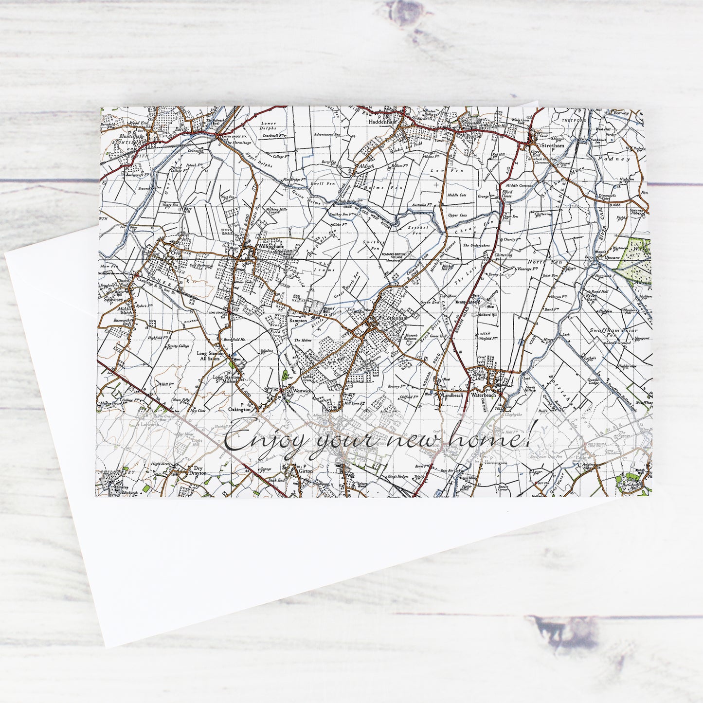 Personalised 1945 - 1948 New Popular Map Card Add Any Name - Personalise It!