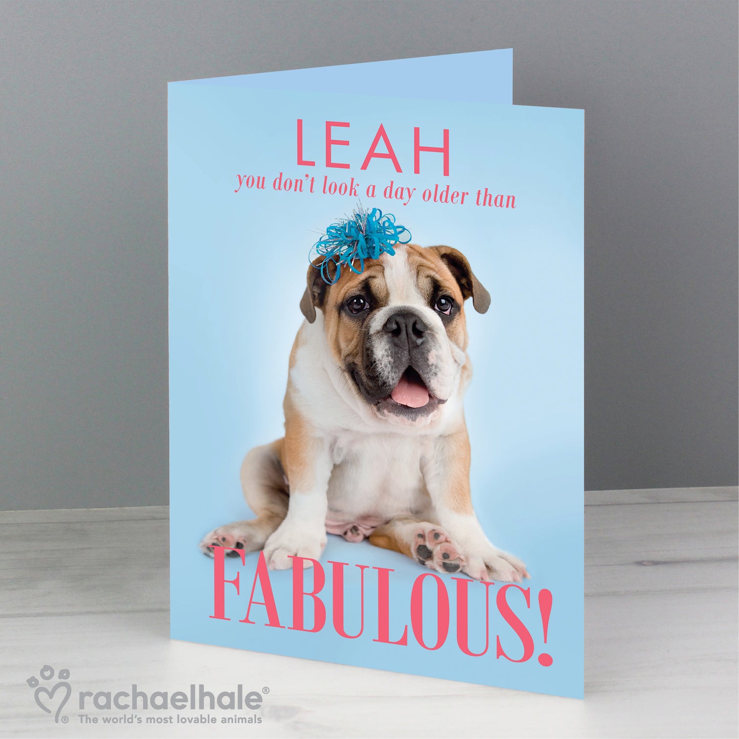 Personalised Rachael Hale Fabulous Birthday Card Add Any Name - Personalise It!