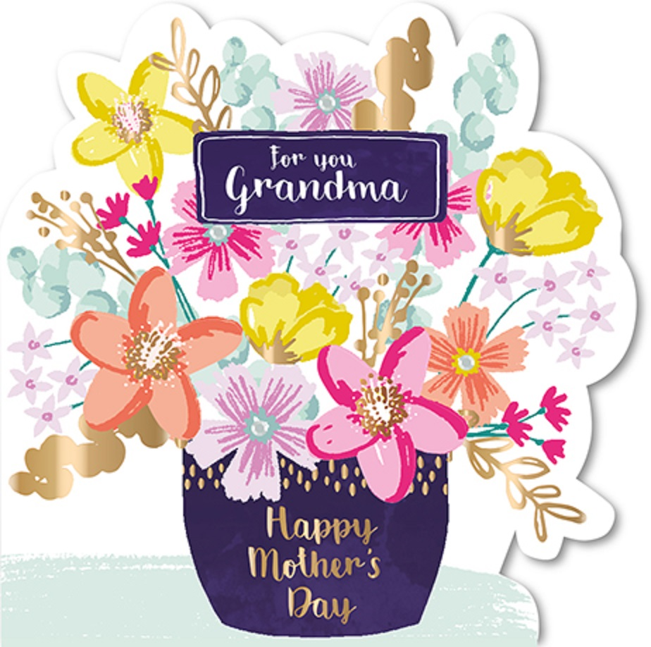 For You Grandma Floral Embellished Mother's Day Card – Love Kate's