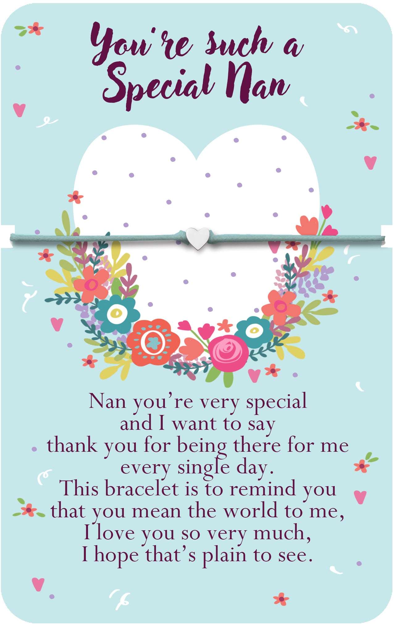 You're Such A Special Nan Heartwarmers Bracelet With Charm
