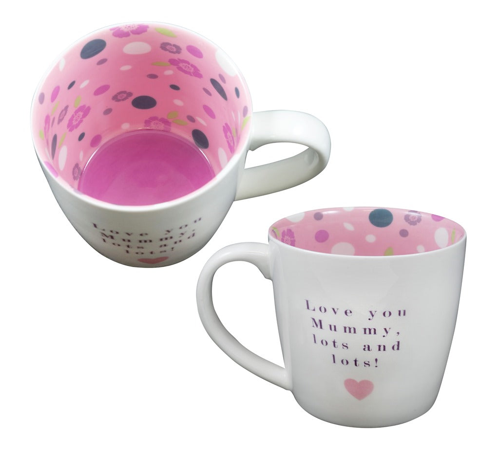 Love You Mummy Lots & Lots Inside Out Mug In Gift Box
