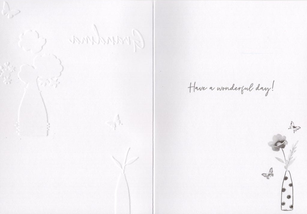 Grandma Truly Special Embellished Birthday Greeting Card