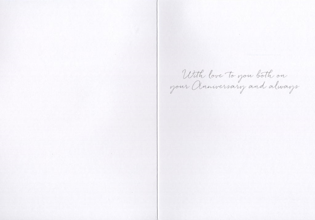 Mum & Dad Celebrate Embellished Anniversary Greeting Card