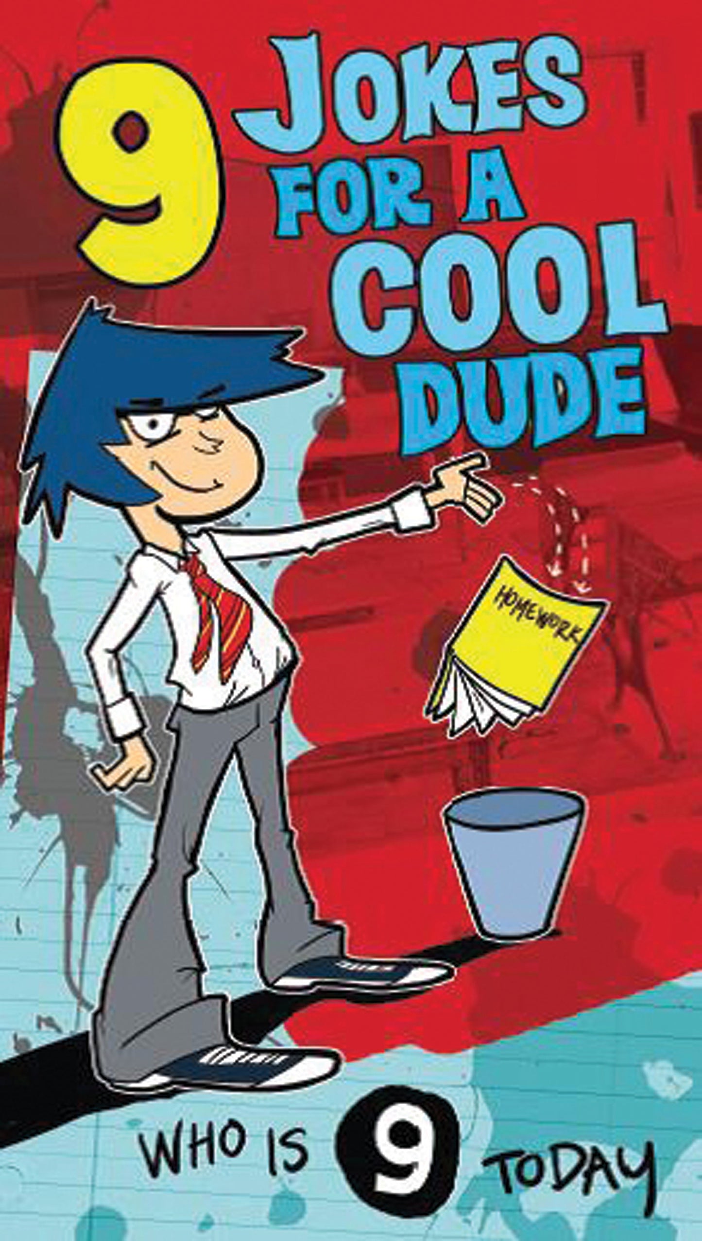 9 Today 9 Jokes For A Dude Humour Birthday Card