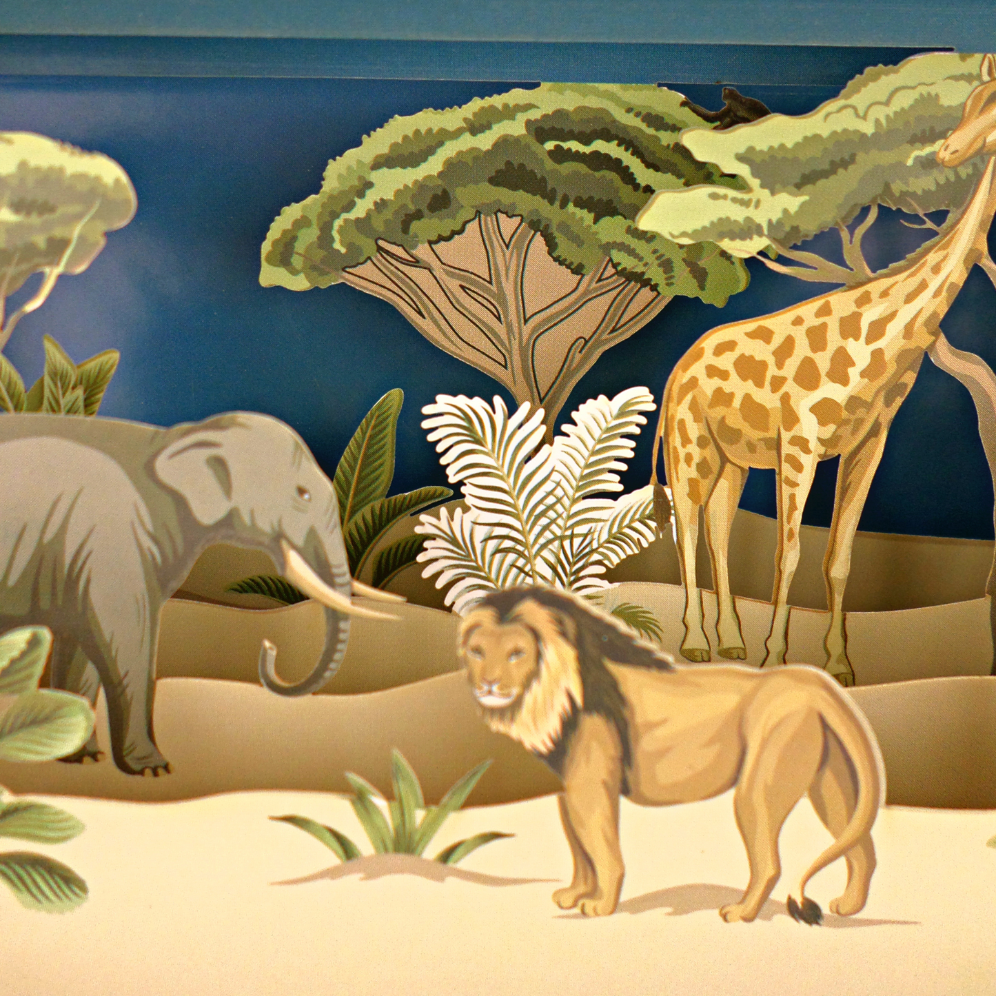 Message In A Bottle Jungle Pop Up Any Occasion Greeting Card