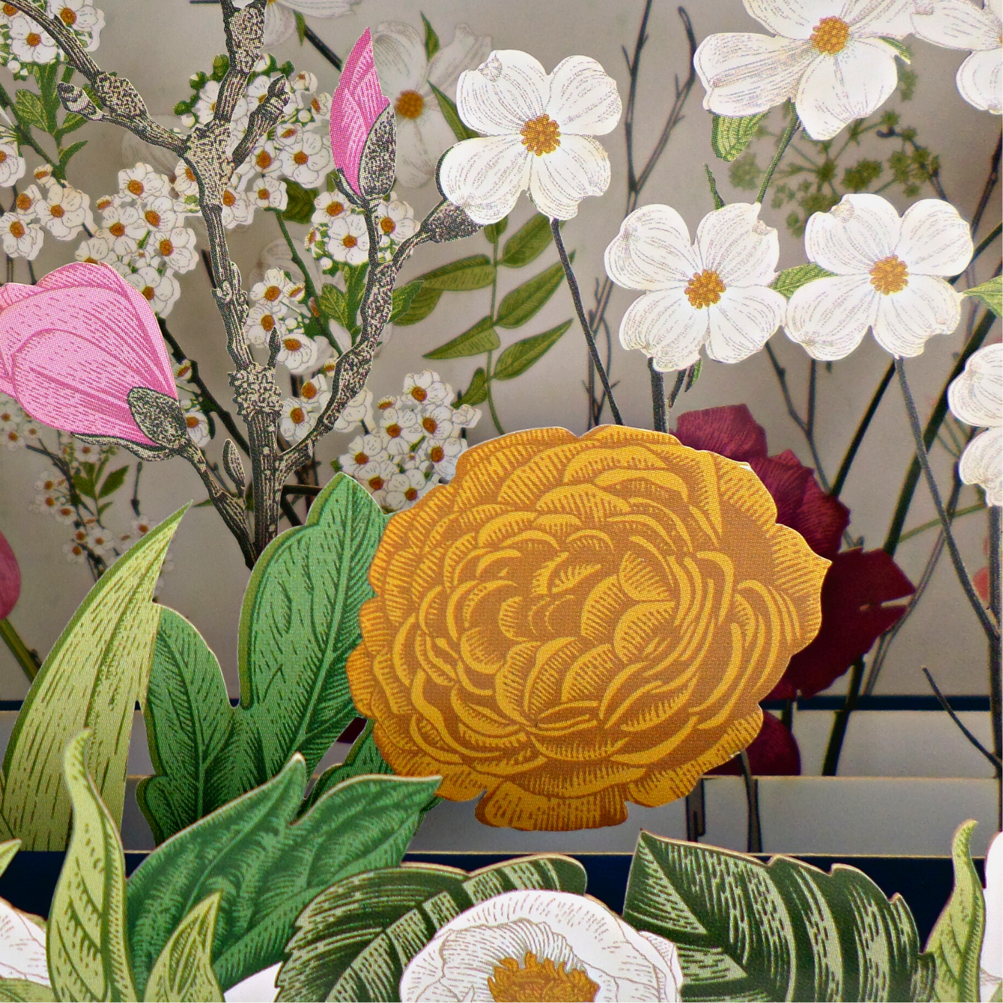 Message In A Bottle Wildflowers Pop Up Any Occasion Greeting Card