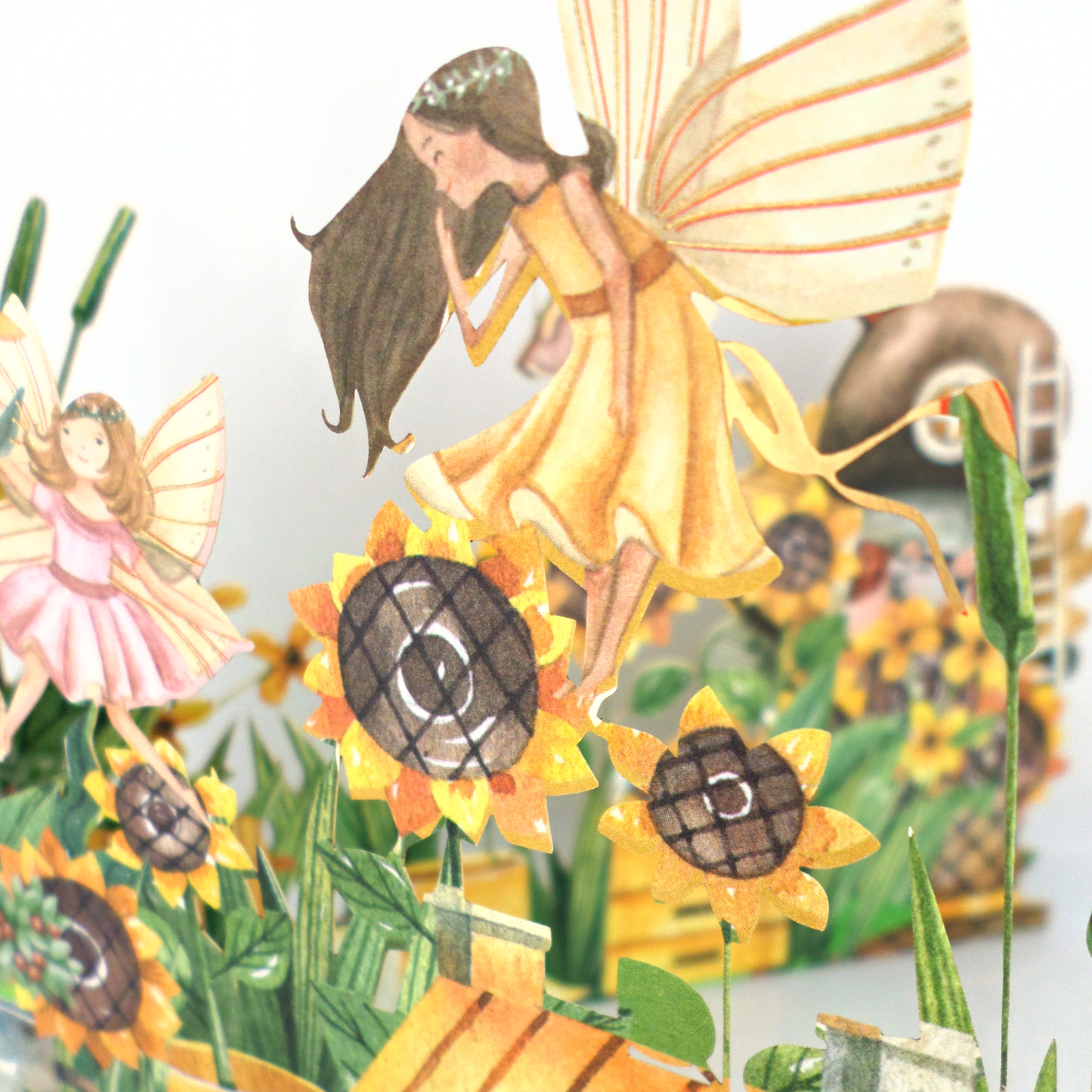 Fairy Land 3D Pop Up Birthday Card For Child