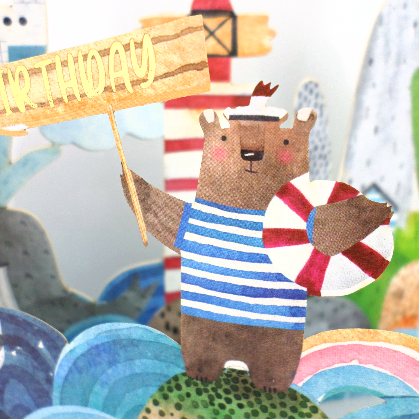 Sea Explorer 3D Pop Up Birthday Card For Child