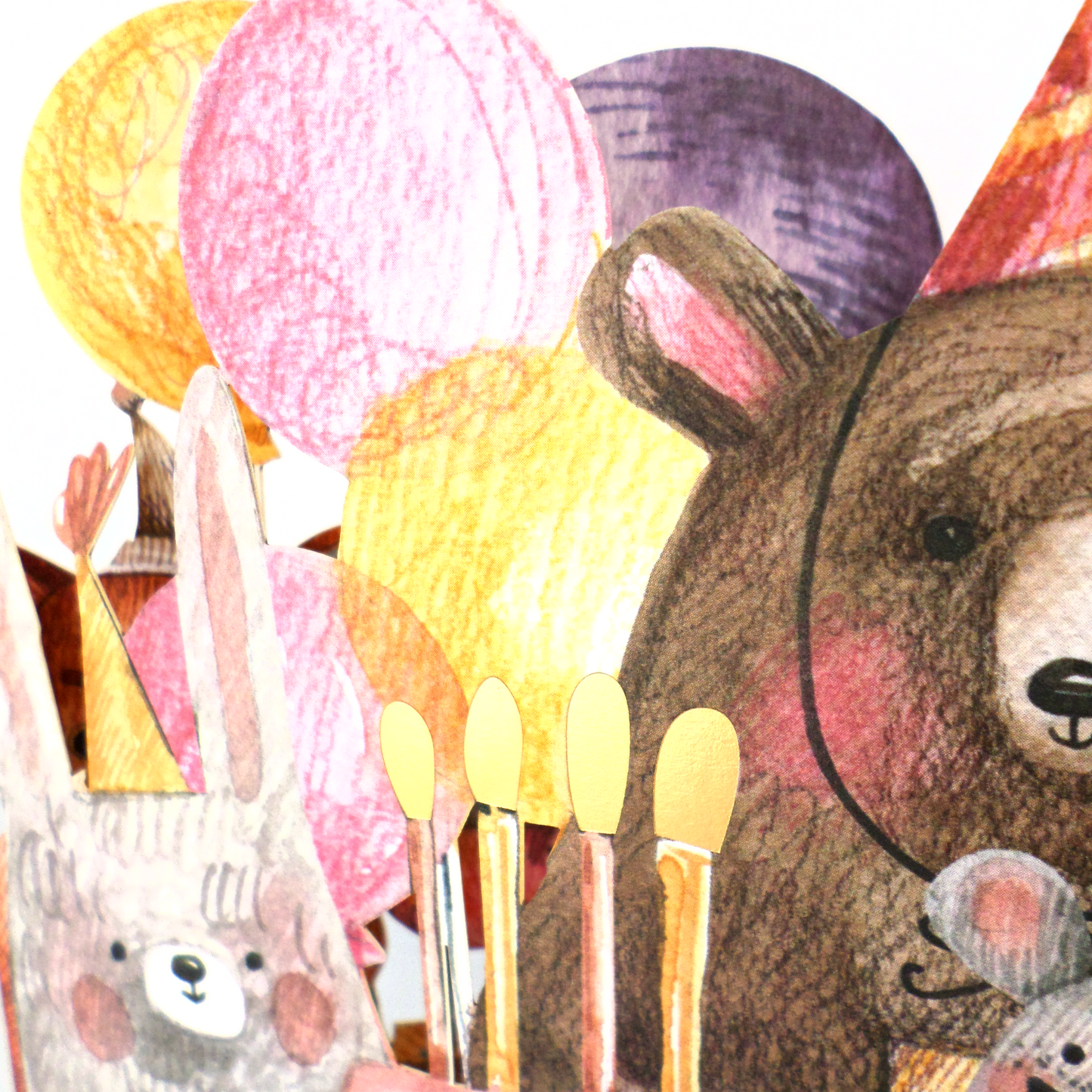 Animal Tea Party 3D Pop Up Birthday Card For Child