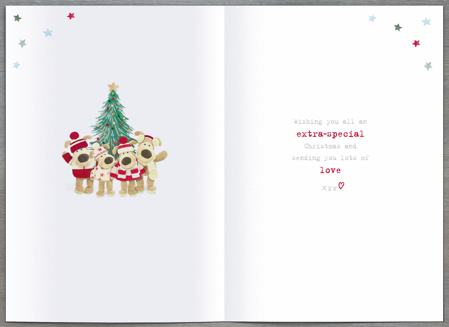 Boofle Son, Daughter-In-Law & Family Christmas Greeting Card