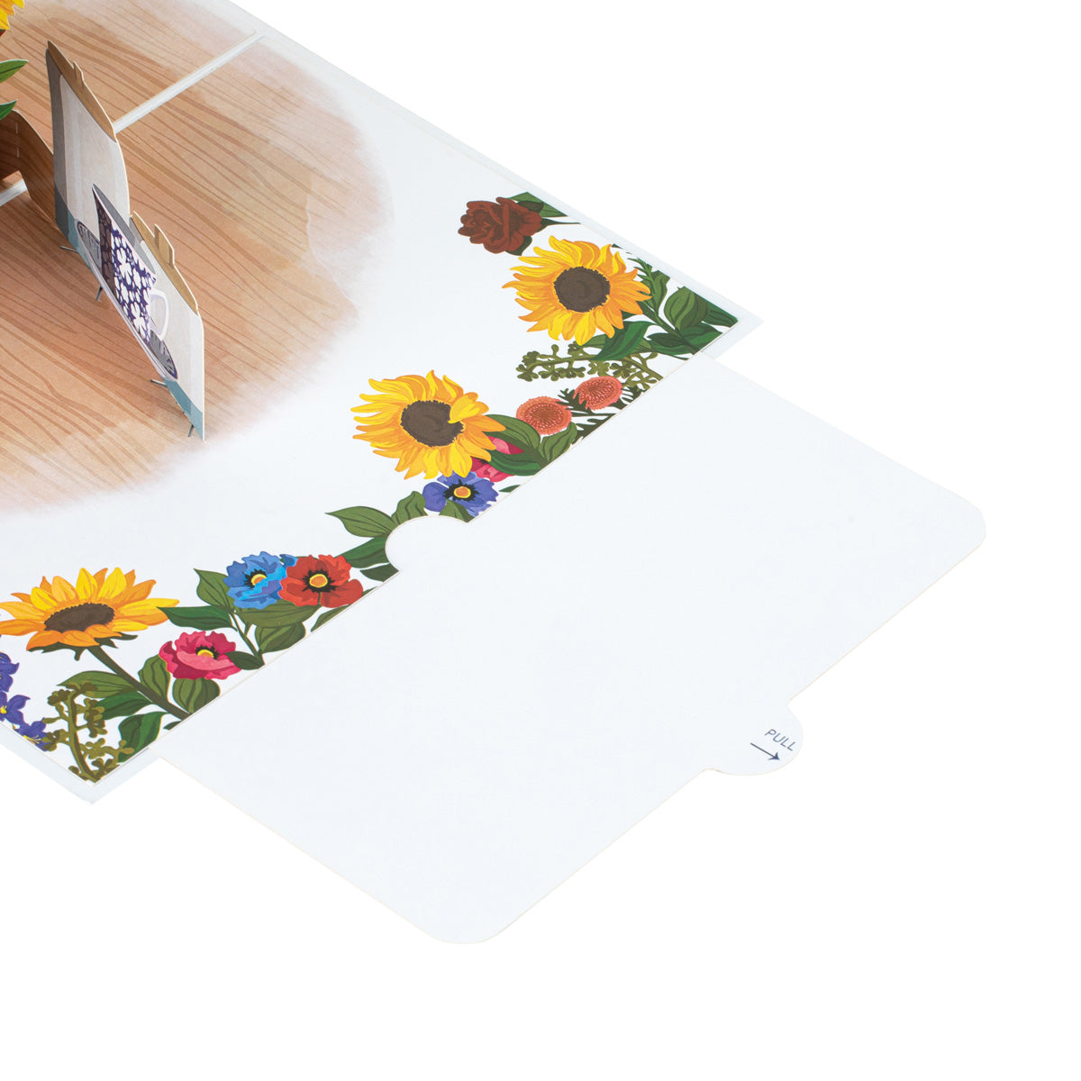Colourful Floral Sunflowers Any Occasion 3D Pop Up Greeting Card