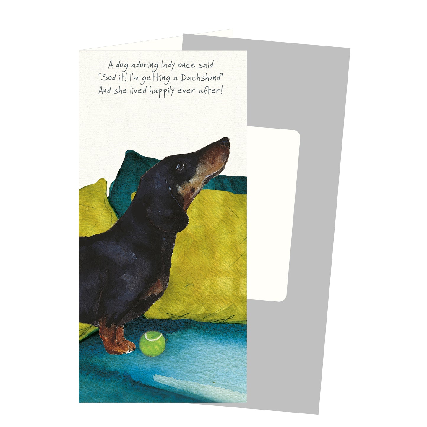 A Dachshund Happily Ever After Little Dog Laughed Greeting Card