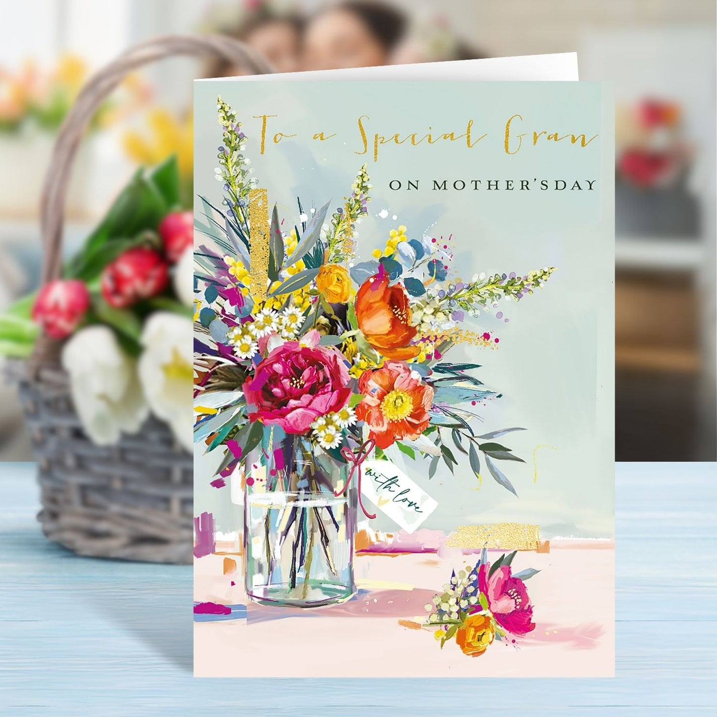 To A Special Gran Gran's Love Blooms Traditional Mother's Day Greeting Card