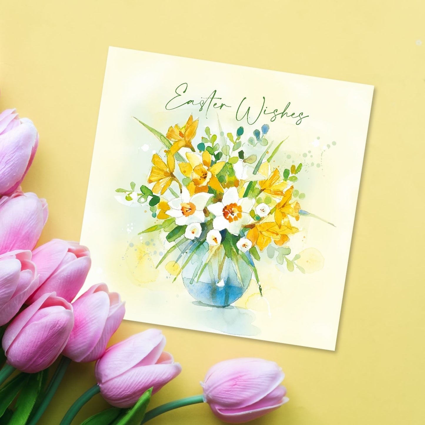 Pack Of 5 Easter Wishes Sunshine In Bloom Pack Of Easter Greeting Cards