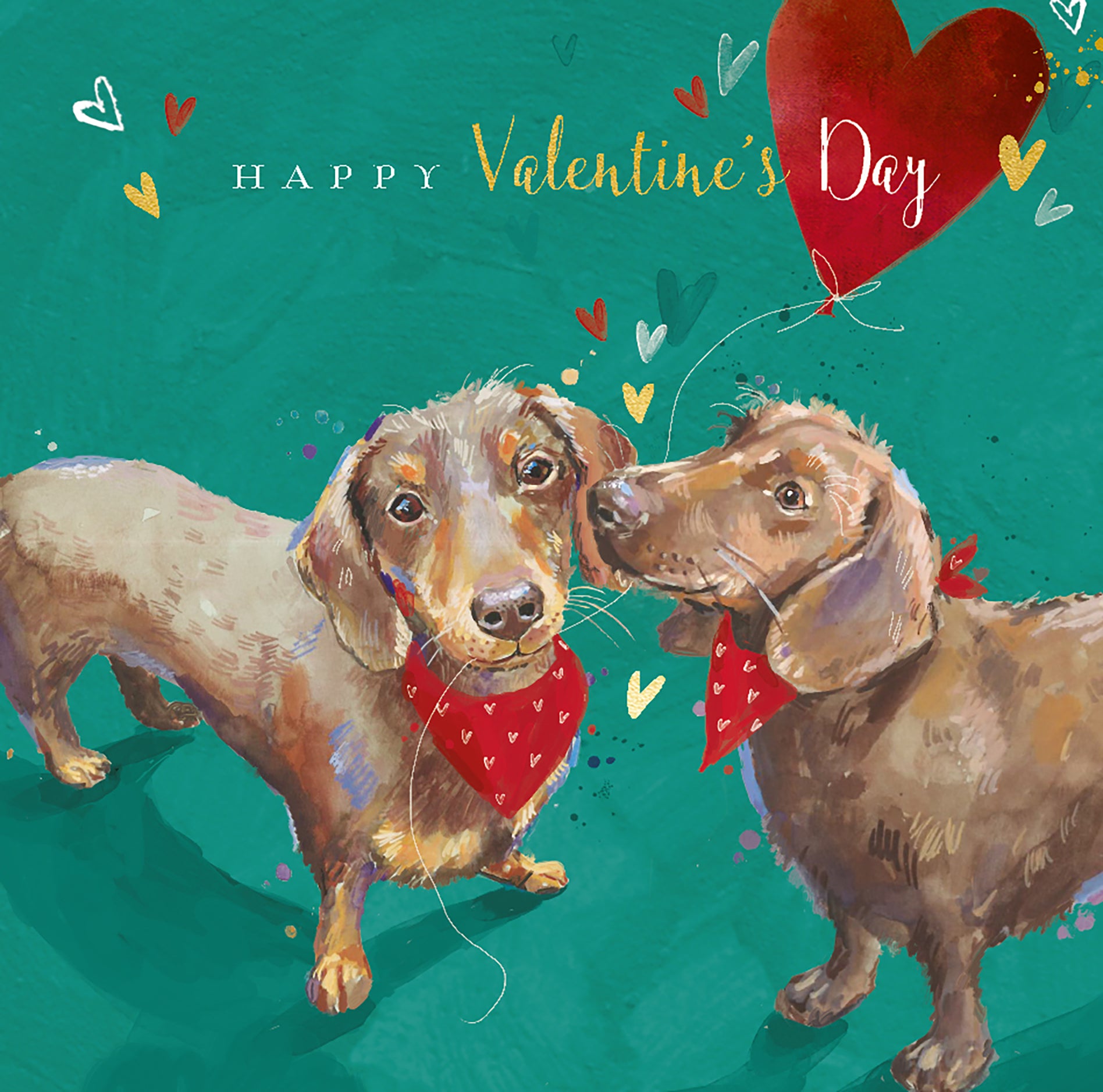Happy Valentine's Day Double The Love! Valentines Day Artistic