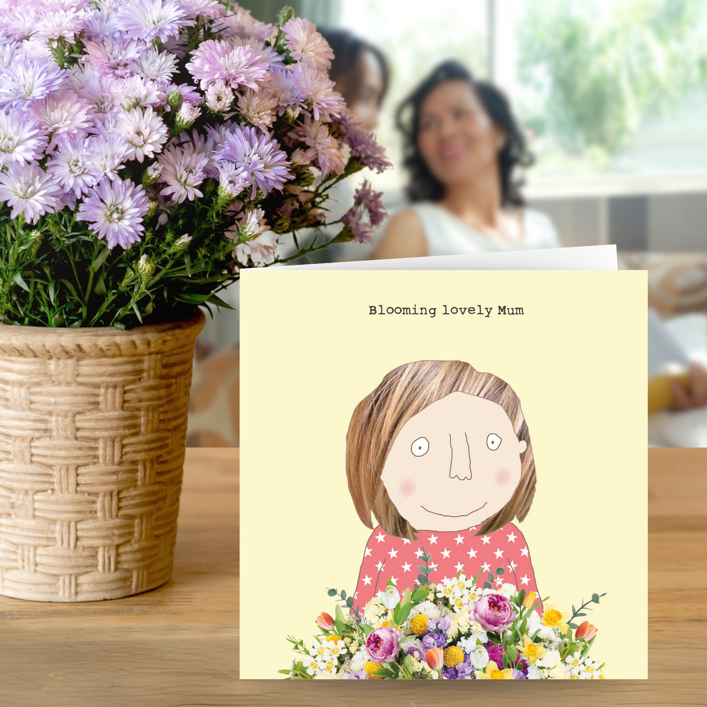 Rosie Made A Thing Lovely Mum Blooming Love! Mother's Day Funny Greeting Card