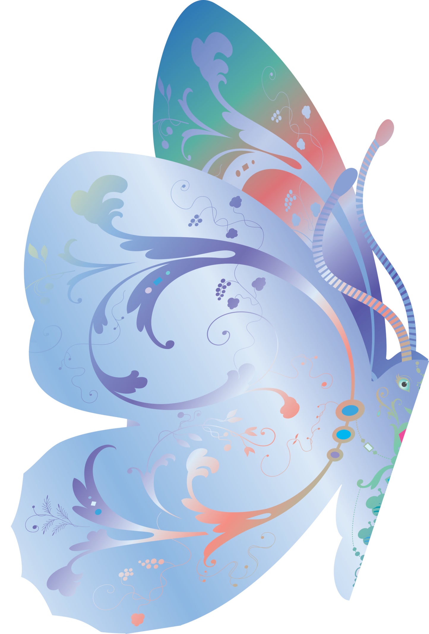 Skye The Butterfly 3D Special Delivery Animal Greeting Card