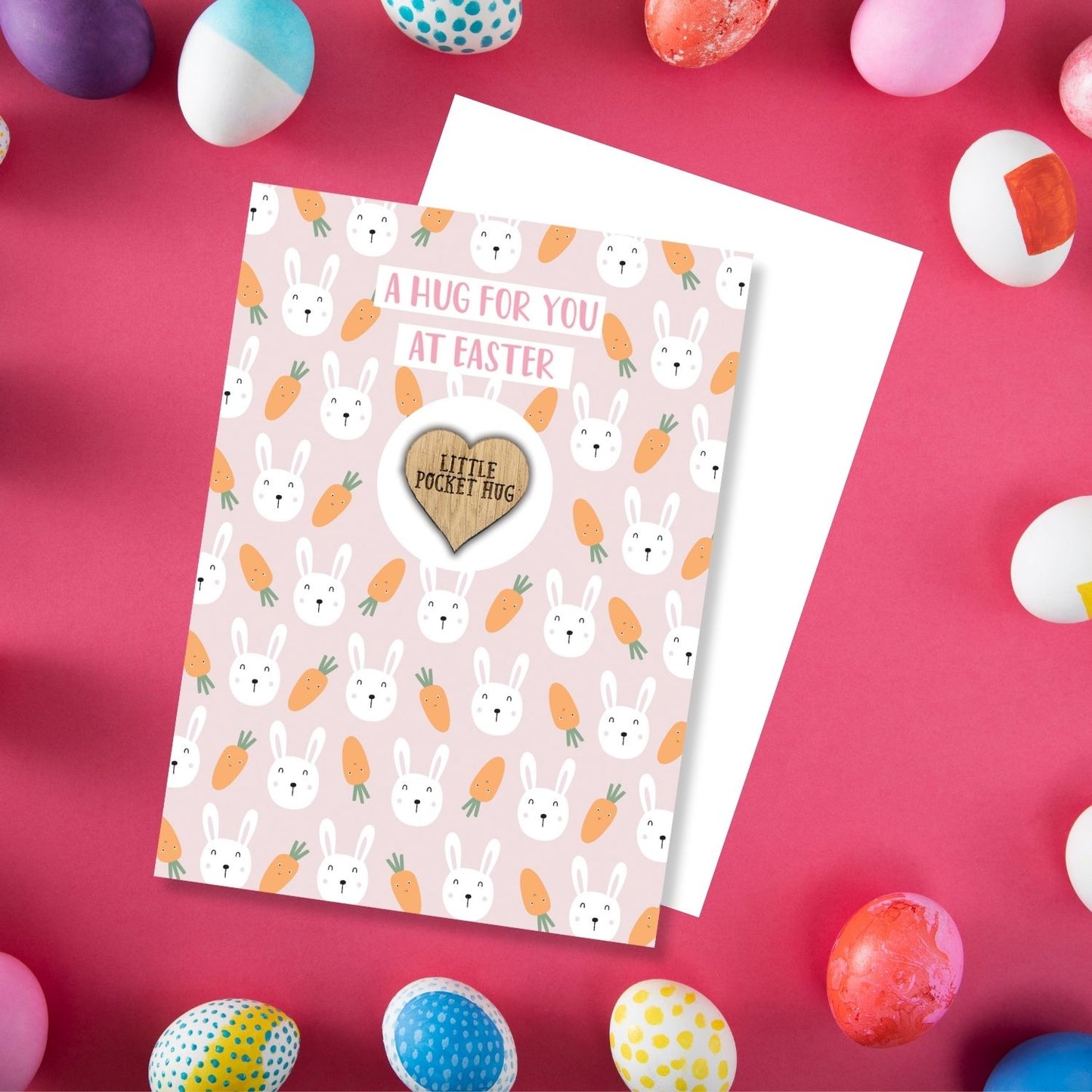 Hug At Easter Pocket Hug Bunnylicious Carrots Easter Card & Gift Greeting Card