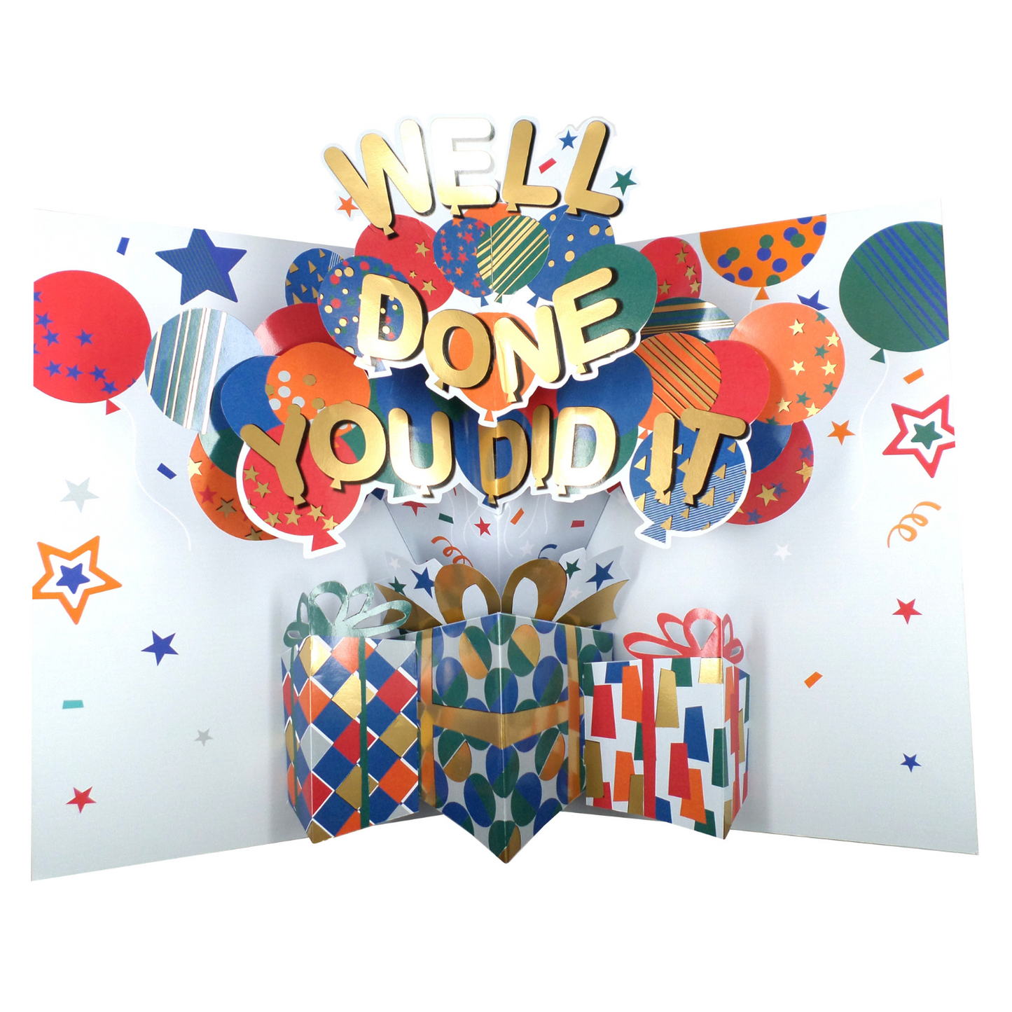 Pop Out Happy Graduation Congratulations Card