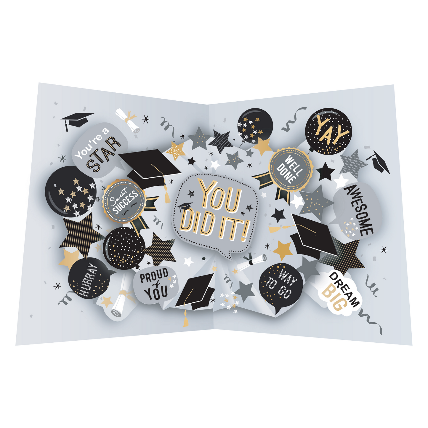 Pop Out Congratulations Graduation Card