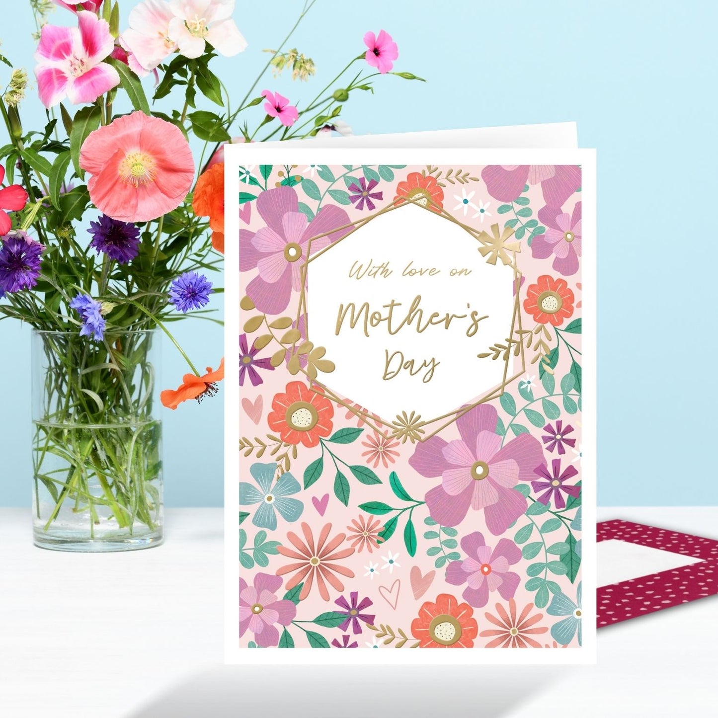 With Love On Mother's Day Petals To Please! Mother's Day Greeting Card