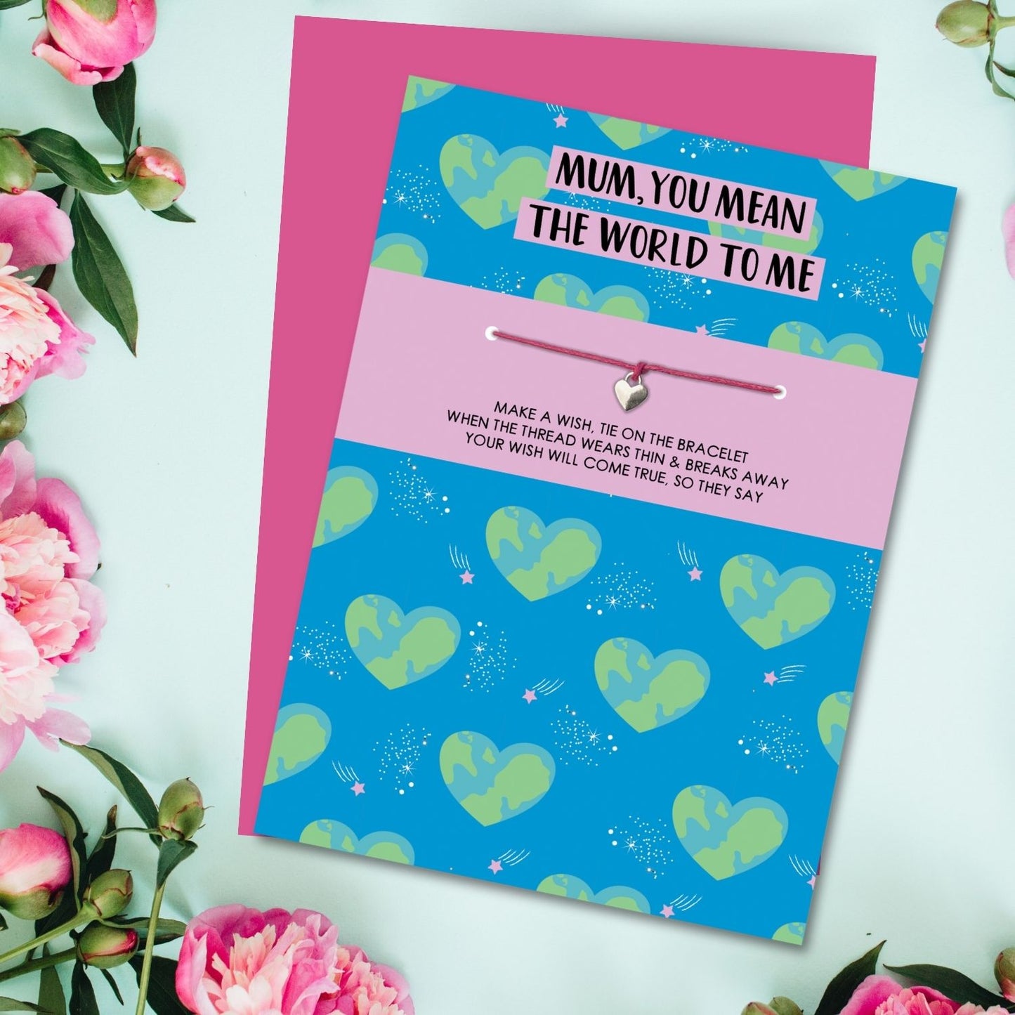 Bracelet Mum Love In Orbit Mother's Day Card & Gift Greeting Card