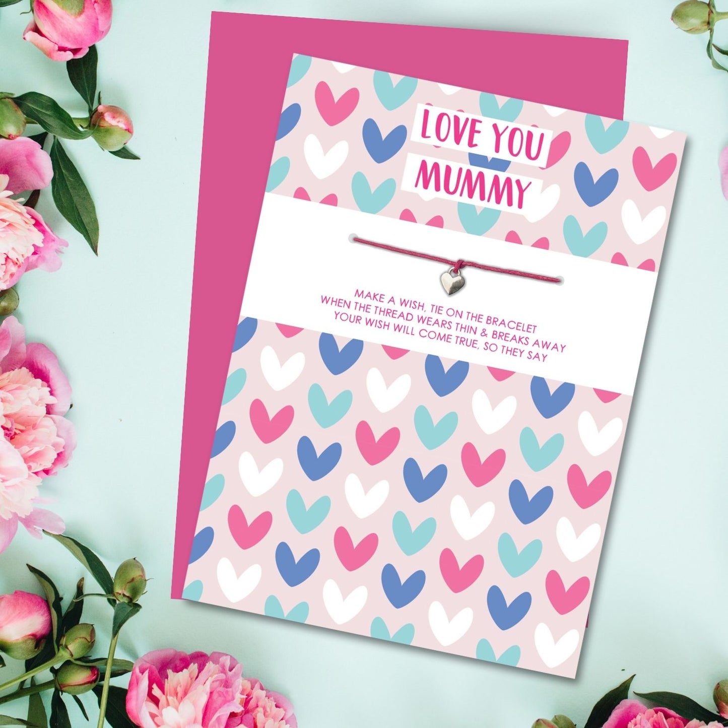 Bracelet Love You Mummy Feeling The Love Mother's Day Card & Gift Greeting Card