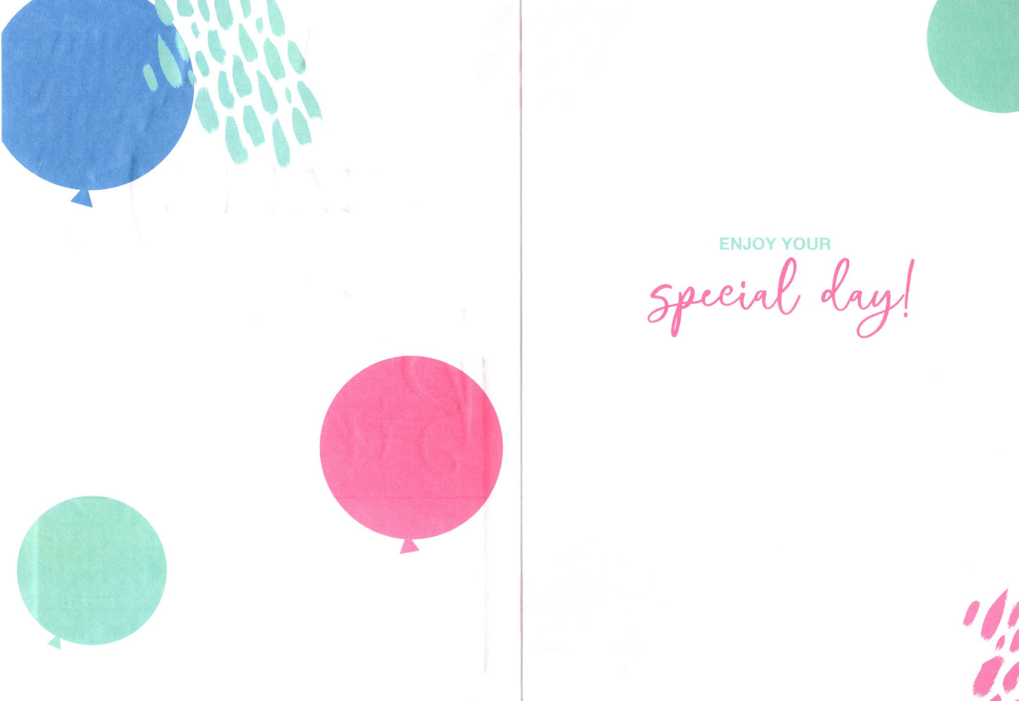 Happy Birthday Balloon Special Day Birthday Card
