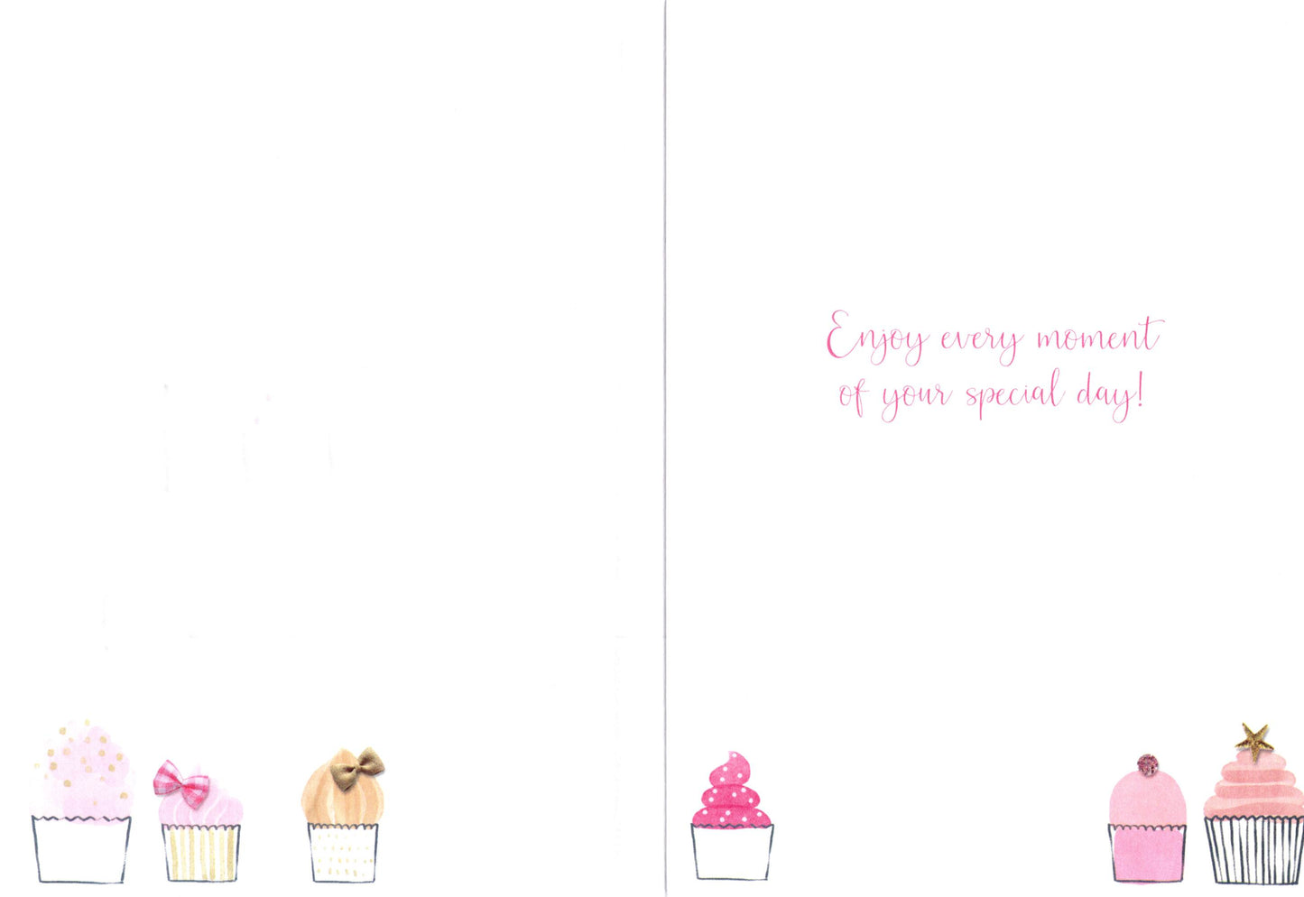 Happy Birthday Cupcakes Birthday Card