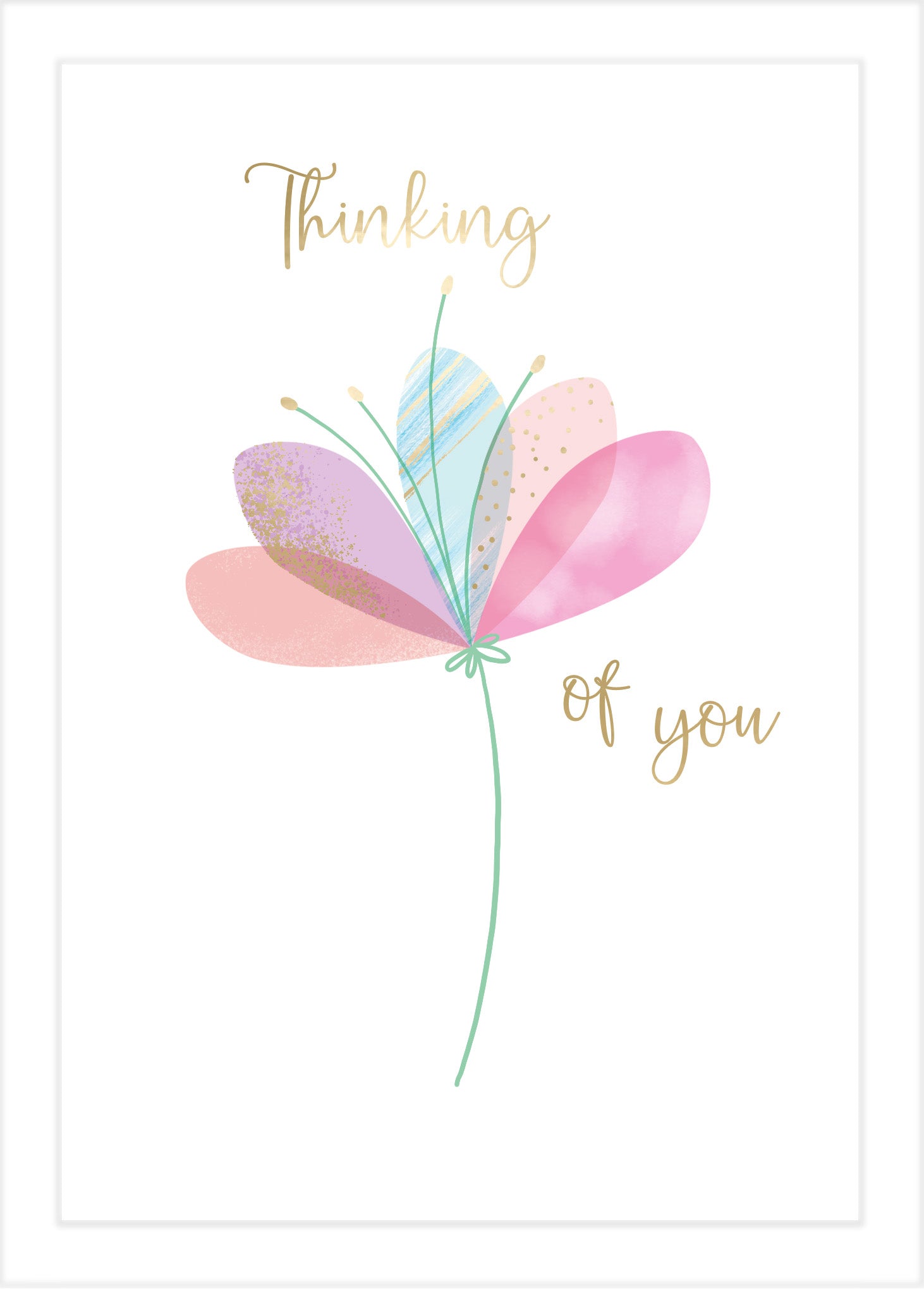 PRINTABLE Sympathy Card Thinking Of You Carta Di Condoglianze - Foto 6