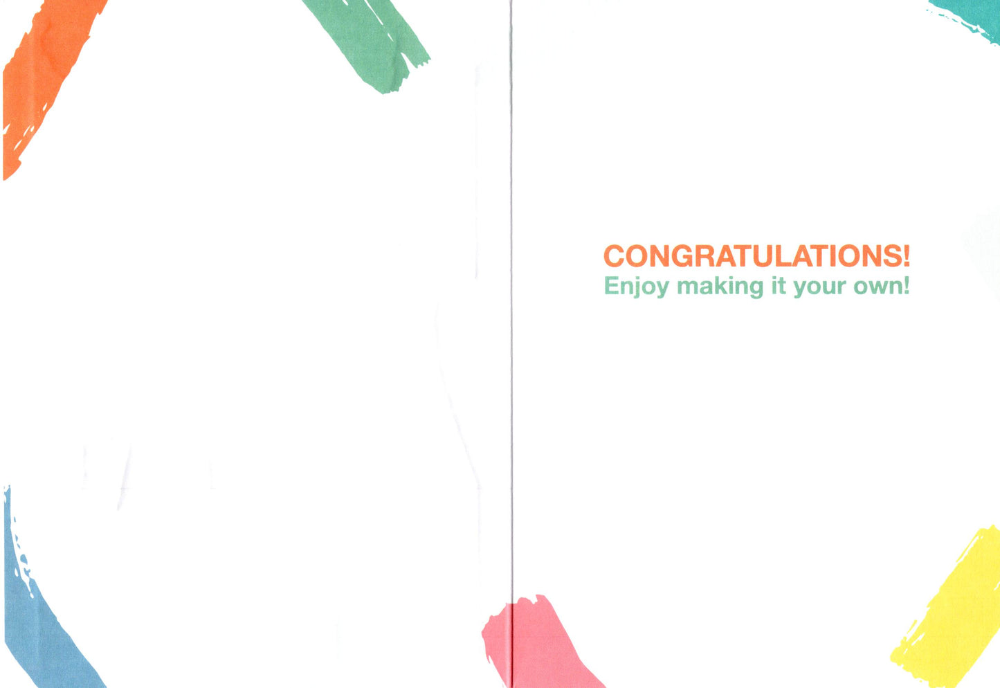 New Home Paint New Home Congratulations Card