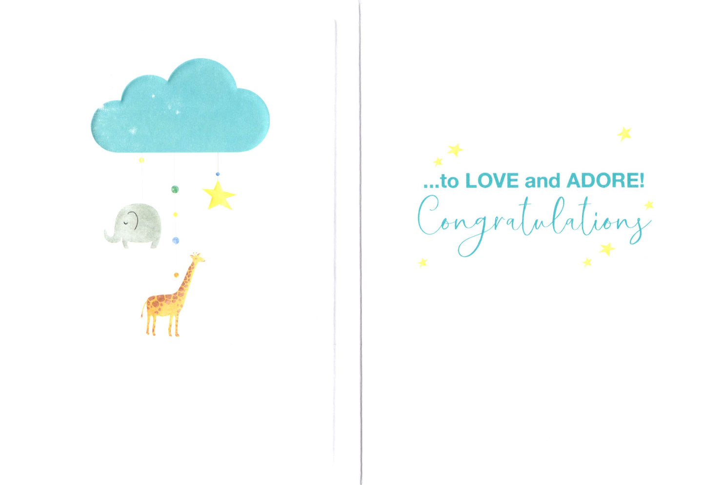 Baby Boy A Bundle Of Joy New Baby Card