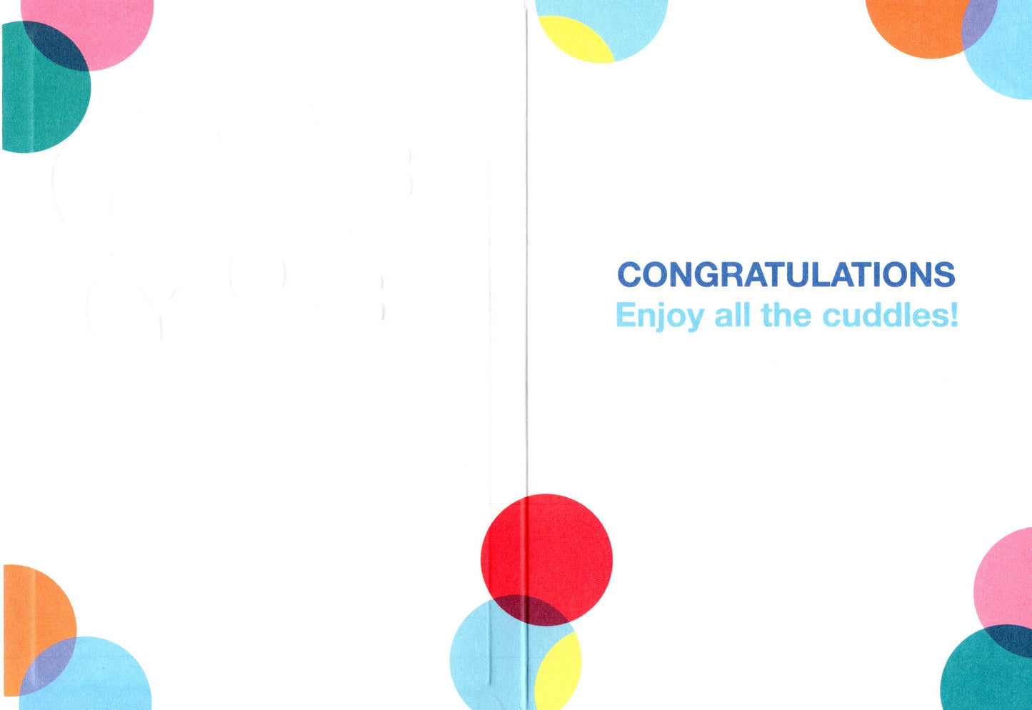 Embossed Baby Boy Balloons New Baby Card