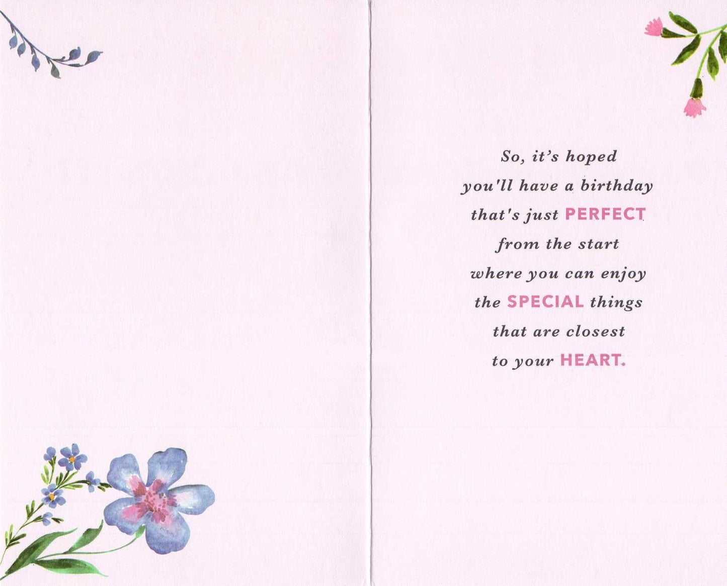 Special Daughter Embellished Poetic Birthday Greeting Card