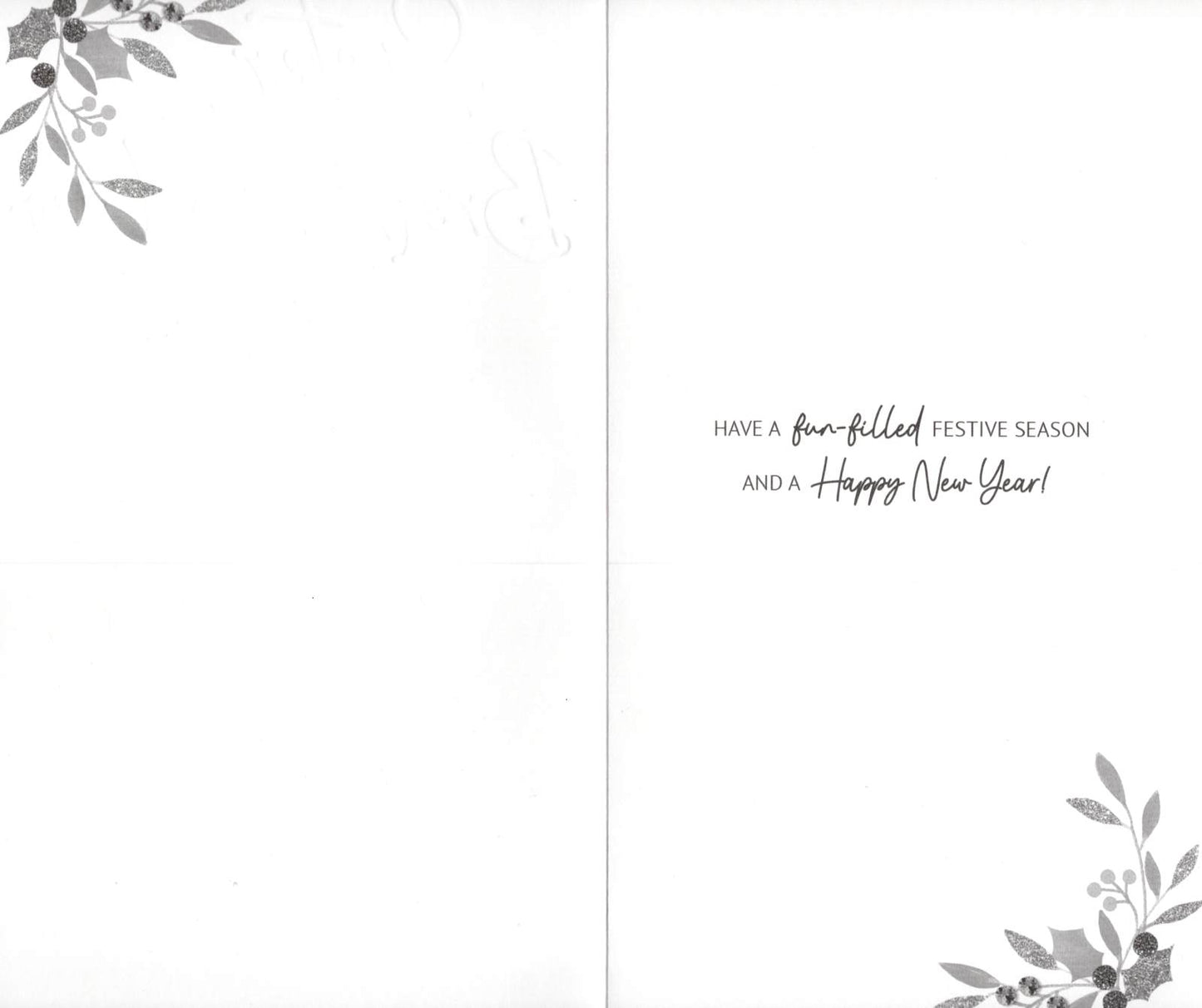 Sister & Brother-In-Law Embellished Christmas Card Hand-Finished