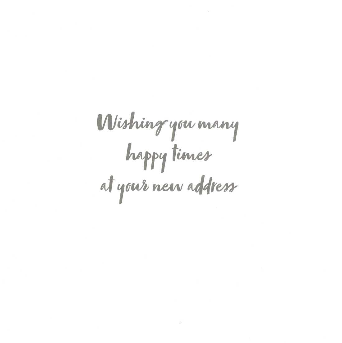 New Home Happy Times Foiled Houses Greeting Card