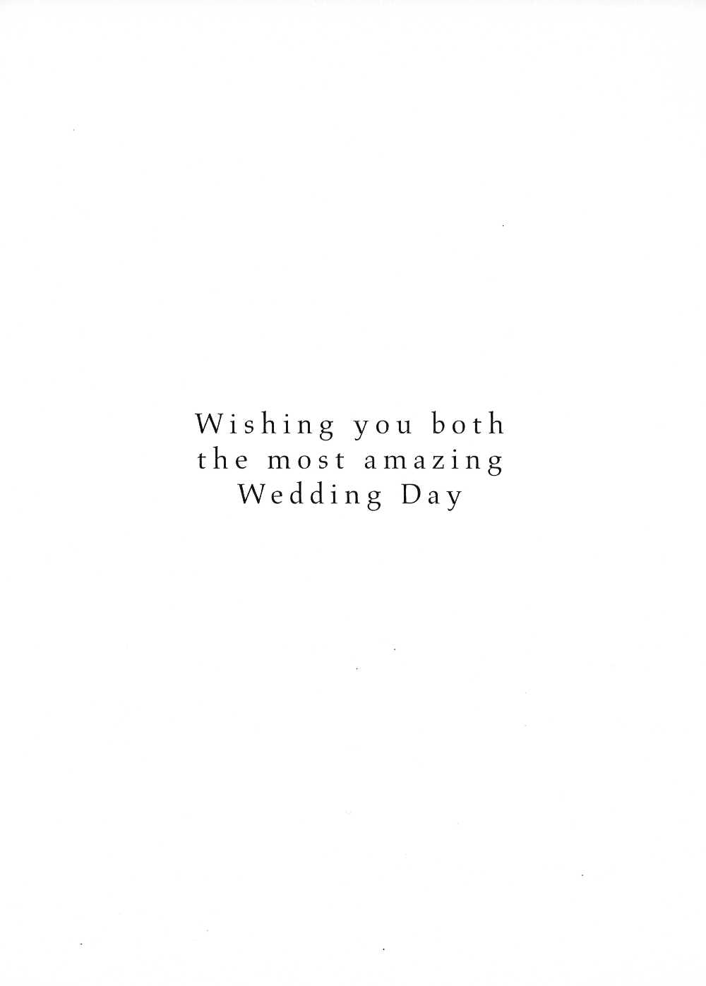 Mr & Mrs On Your Wedding Day Embellished Greeting Card