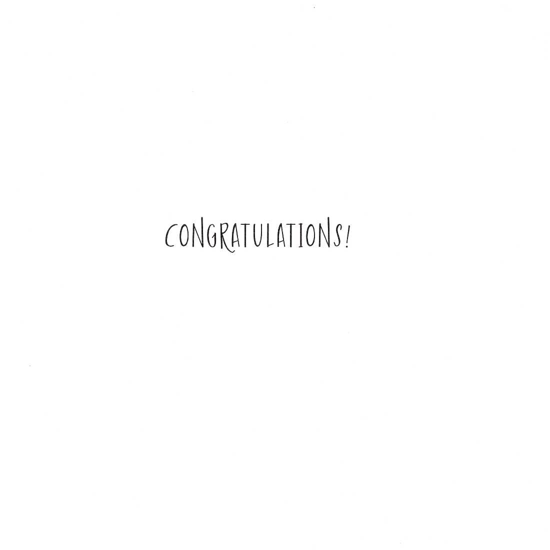 Congratulations New Baby Girl Embellished Greeting Card