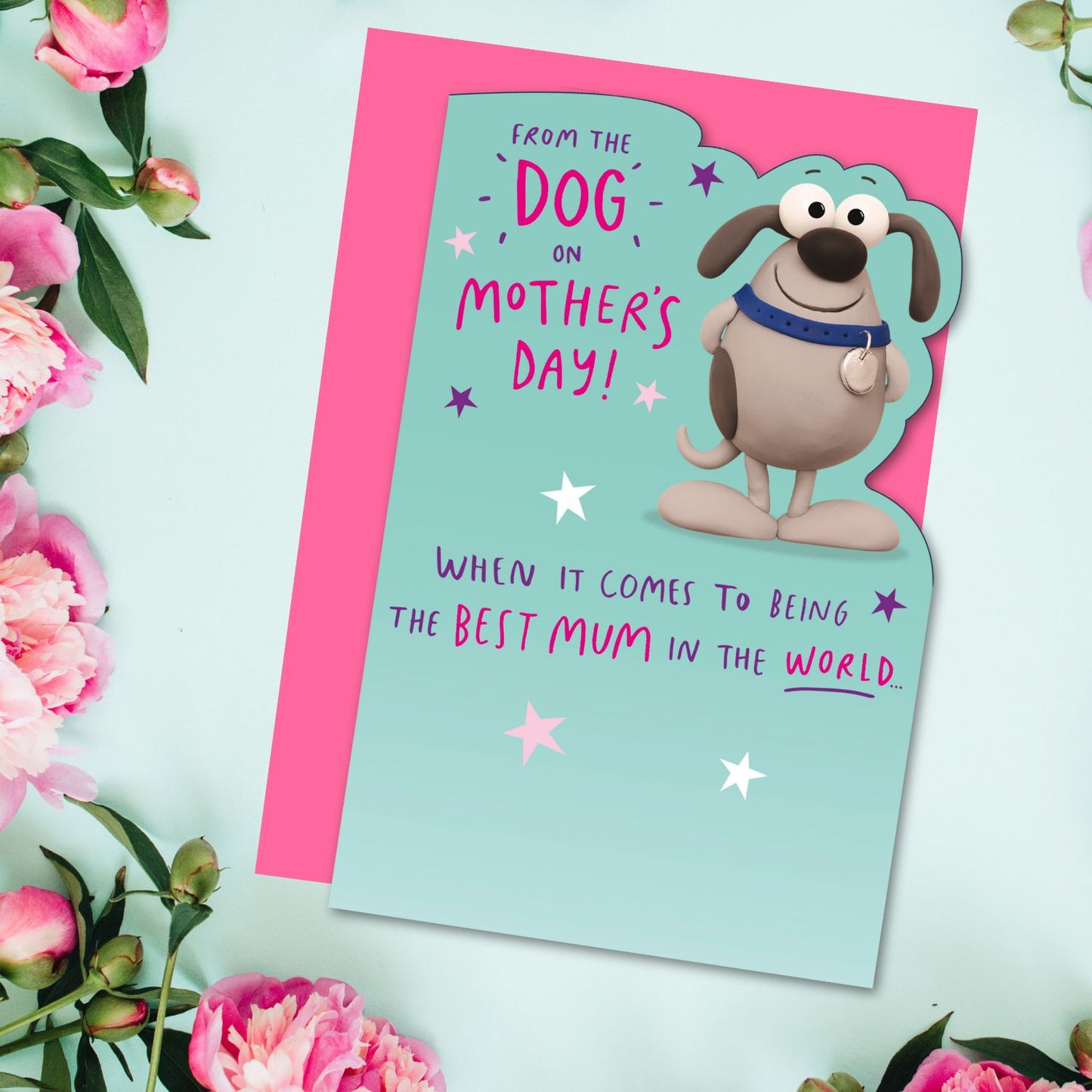 From The Dog Mum's Best Friend Best Mum Funny Mother's Day Greeting Card