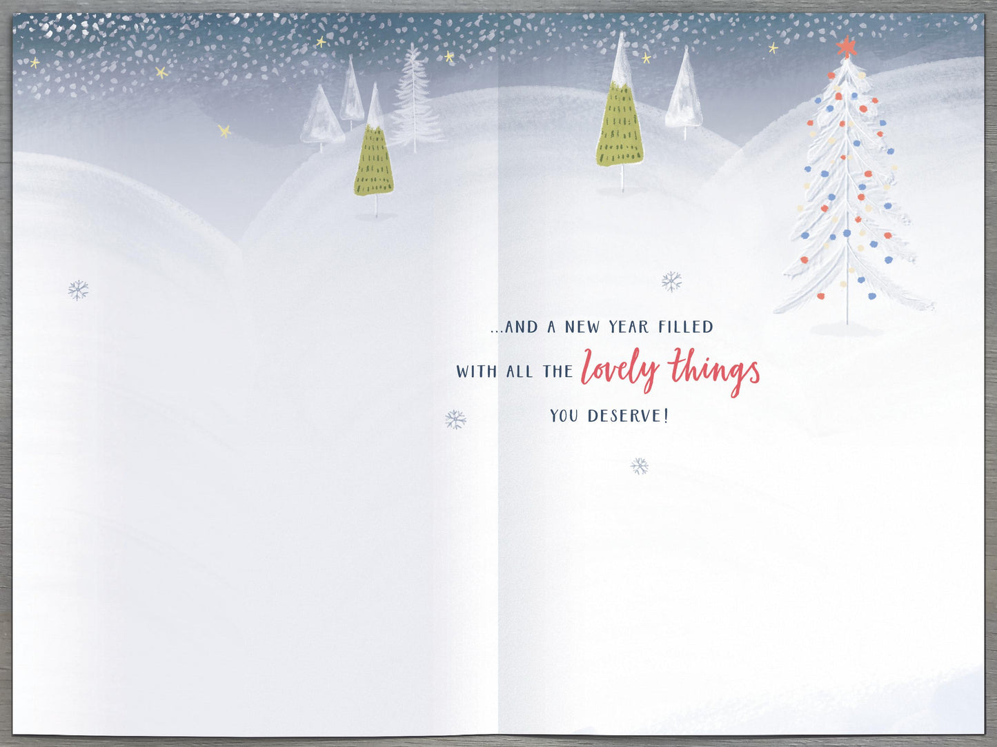 For Both Of You Polar Bears Cut Out Luxury Christmas Card