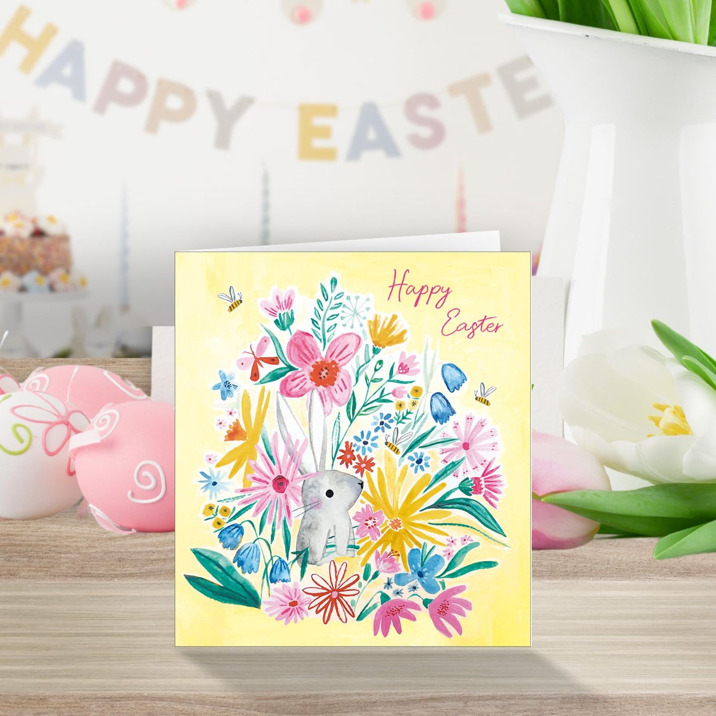 Pack Of 5 Happy Easter Artistic Pack Of Greeting Cards