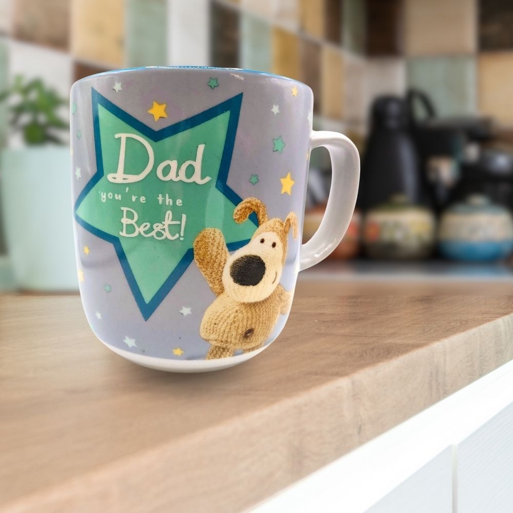 Boofle Best Dad Starry High Five! Mug Gift Idea