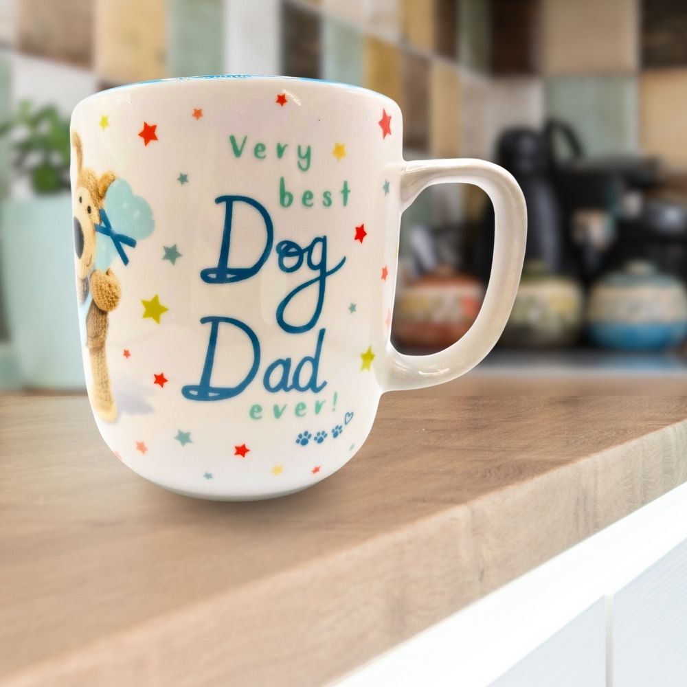 Boofle Dog Dad Paw-Fect Dad Goals! Mug Gift Idea