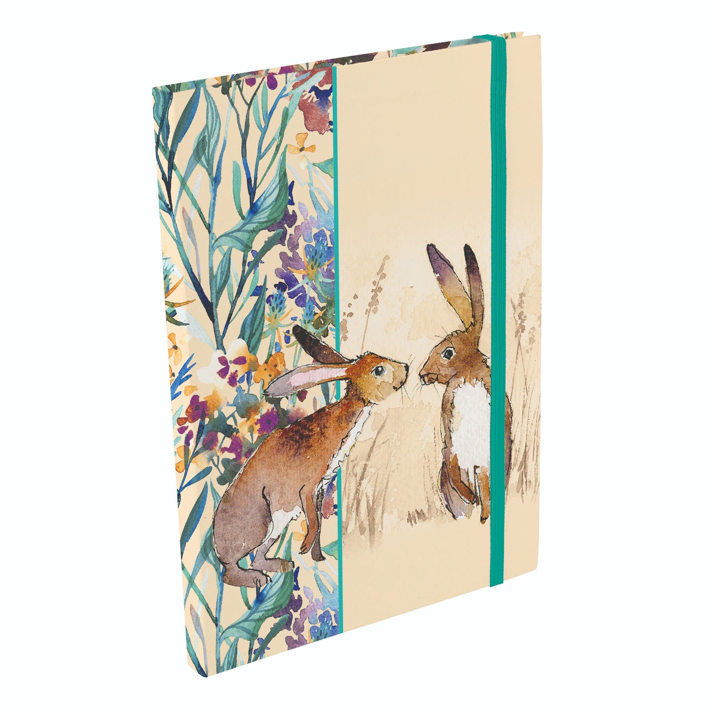 Gifted Stationery Kissing Hares A5 Notebook